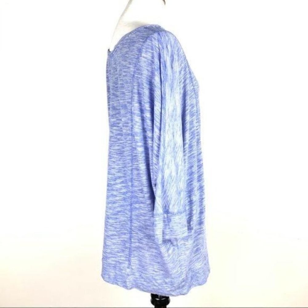 Lane Bryant top size 18/20 blue dolman tunic - Picture 4 of 10